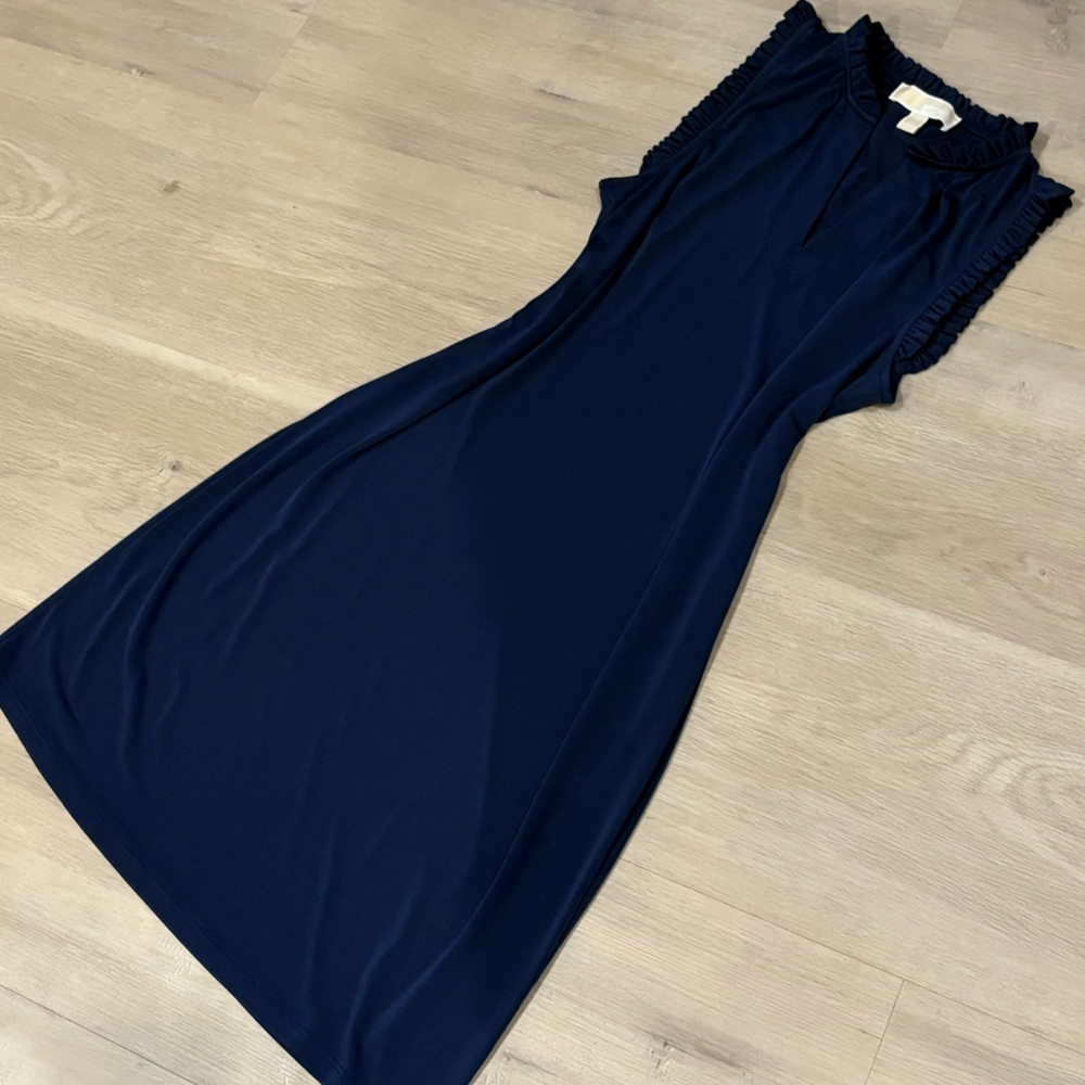 Elegant Navy Blue Micheal Kors Women's Dress